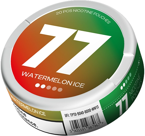 77 Nicotine Pouches — Pack of 5 cans