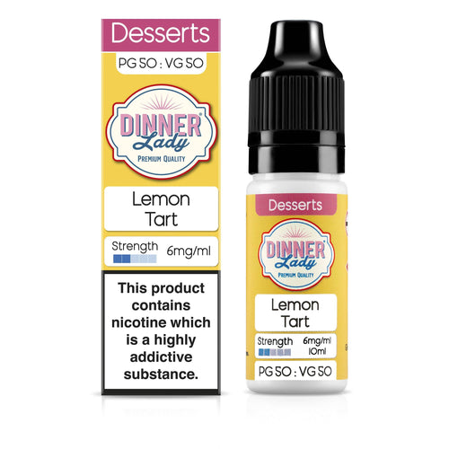 Lemon Tart 50:50 10ml E-Liquid (6mg) — Pack of 10