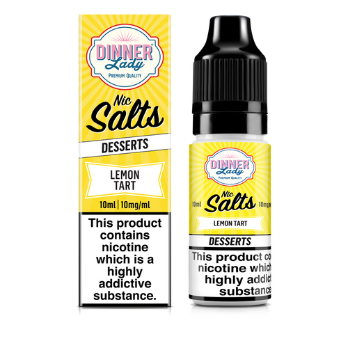 Lemon Tart Nic Salts 50:50 10ml E-Liquid (10mg) — Pack of 10
