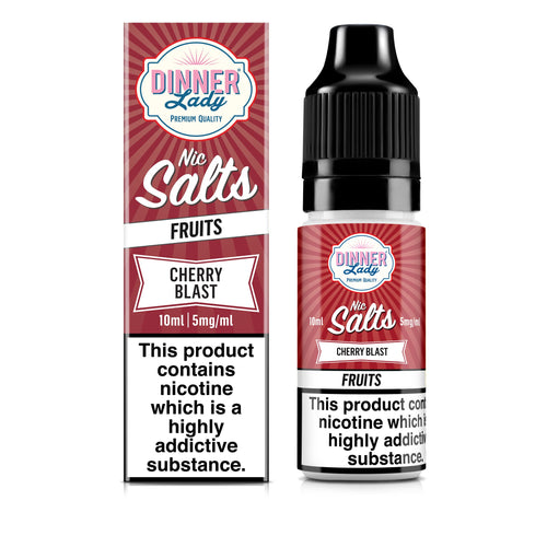 Cherry Blast Nic Salts 50:50 10ml E-Liquid (5mg) — Box of 20