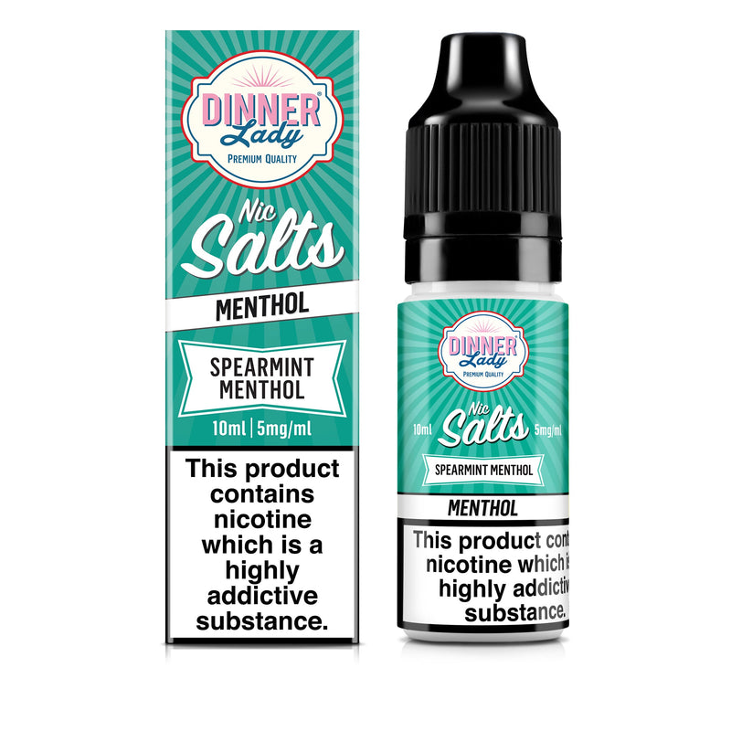 Spearmint Menthol Nic Salts 50:50 10ml E-Liquid (5mg) — Pack of 10