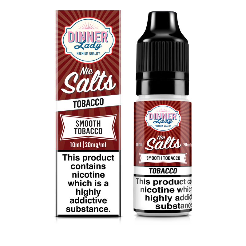 Smooth Tobacco Nic Salts 50:50 10ml E-Liquid (20mg) — Pack of 10