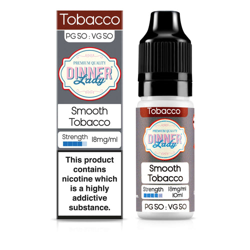 Smooth Tobacco 50:50 10ml E-Liquid (18mg) — Box of 20