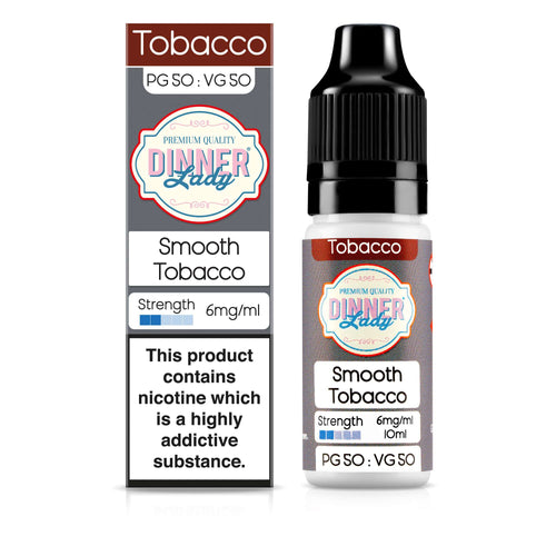 Smooth Tobacco 50:50 10ml E-Liquid (6mg) — Pack of 10