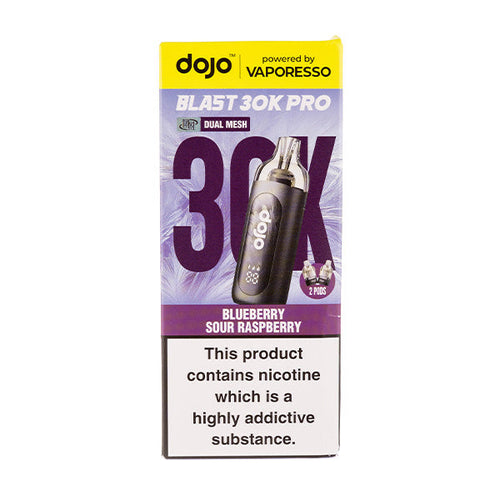 Blueberry Sour Raspberry Dojo Blast 30K Pro Prefilled Pod Kit — Pack of 5