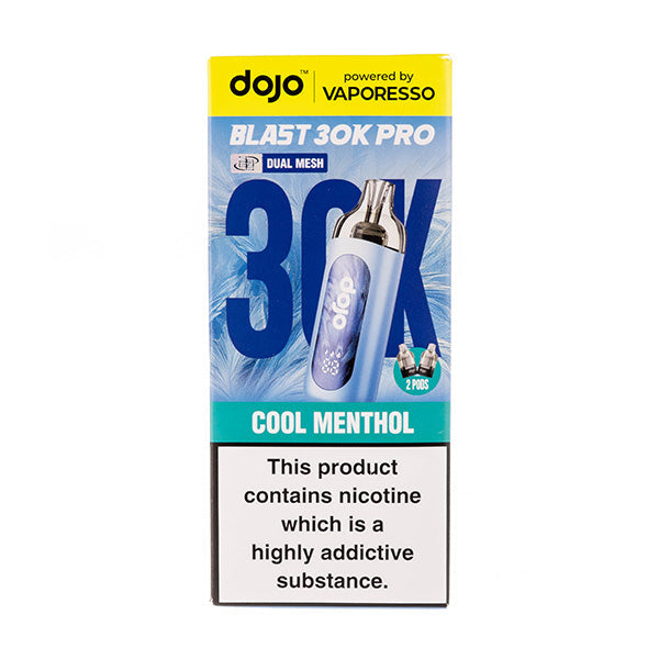 Cool Menthol Dojo Blast 30K Pro Prefilled Pod Kit — Pack of 5