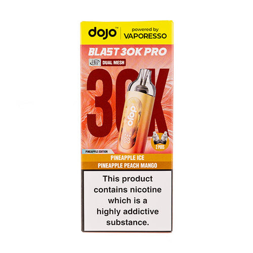Pineapple Dojo Blast 30K Pro Prefilled Pod Kit — Pack of 5