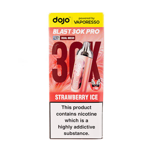 Strawberry Ice Dojo Blast 30K Pro Prefilled Pod Kit — Pack of 5