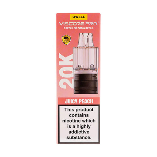 Juicy Peach Viscore Pro Plus Prefilled Pods