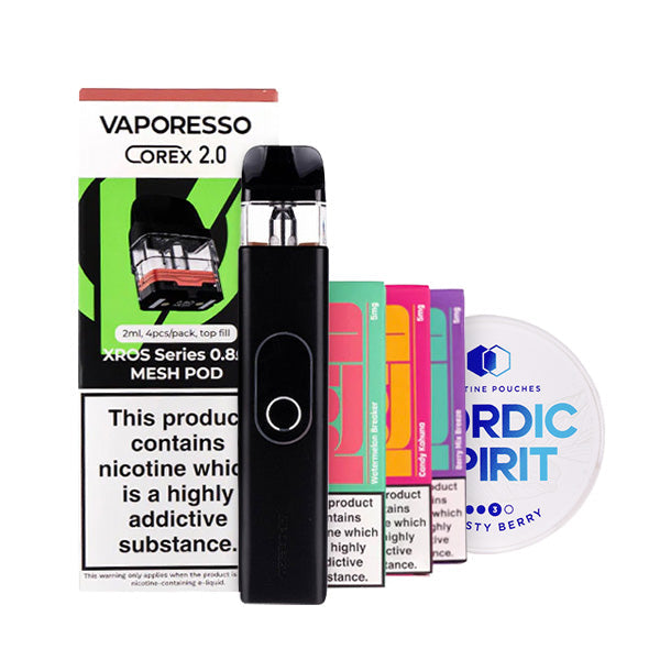 Vaporesso XROS 4 Mini Vape Kit & Nicotine Pouch Bundle
