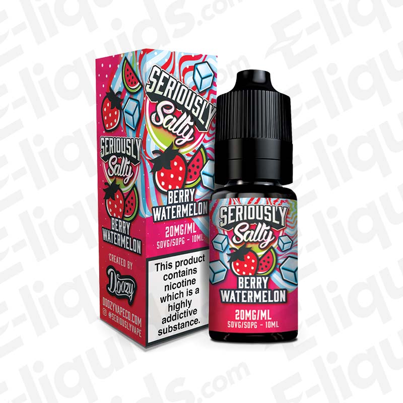 Berry Watermelon Seriously Salty Nic Salt — Pack of 10