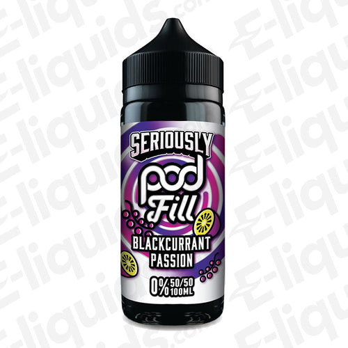 Blackcurrant Passion Seriously Podfill 100ml Shortfill — Pack of 10