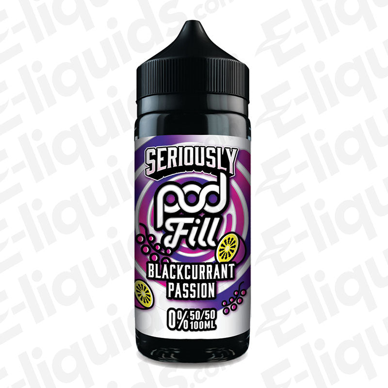 Blackcurrant Passion Seriously Podfill 100ml Shortfill — Pack of 10