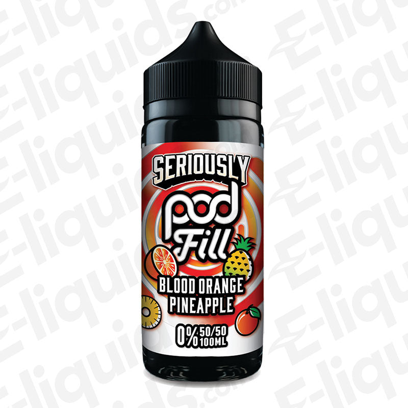 Blood Orange Pineapple Seriously Podfill 100ml Shortfill — Pack of 10