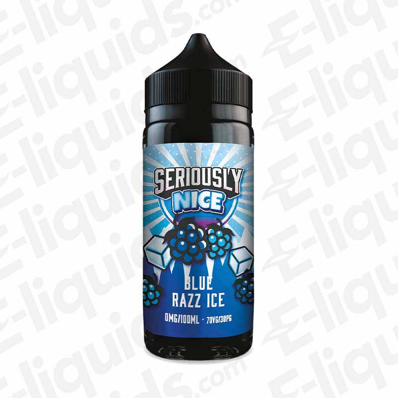 Blue Razz Ice Seriously Nice 100ml Shortfill — Pack of 10