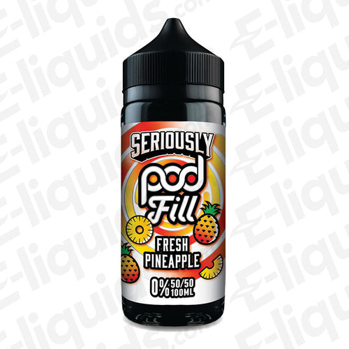 Fresh Pineapple Seriously Podfill 100ml Shortfill — Pack of 10