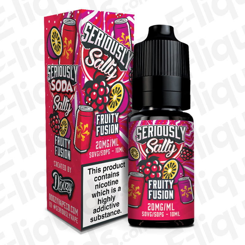 Fruity Fusion Seriously Soda Nic Salt — Pack of 10