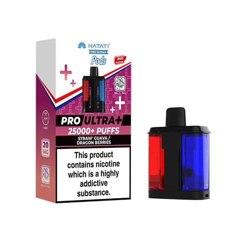 Hayati Pro Ultra Plus 25k Pods - Straw Guava Dragon Berries